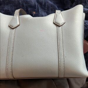Tory Burch Light Blue Leather Totew/ dust bag